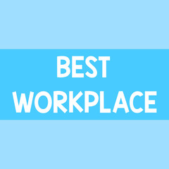 Writing note showing Best Workplace. Business concept for Ideal company to work with High compensation Stress free Square rectangle paper sheet loaded with full creation of pattern theme
