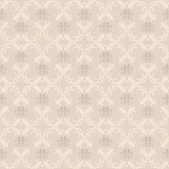 Wallpaper floral pattern in vintage style, vector image