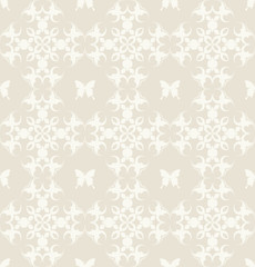Seamless pattern background in old-fashioned style