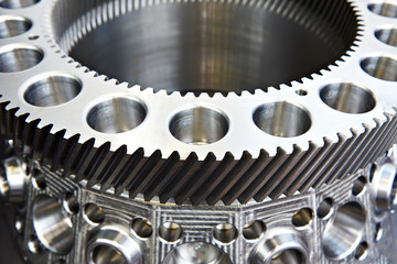 Steel part metal working sample