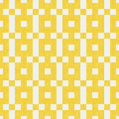 Seamless geometric patterns with squares. Geo seamless pattern with gold and grey. Useful for  fabric print, wrapping paper, scrap booking, web design