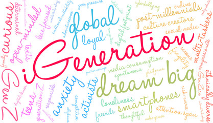 iGeneration Word Cloud