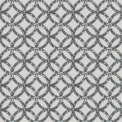 Seamless circles, trellis pattern, distress grunge texture, fabric print, geometric wallpaper design, scrapbook background