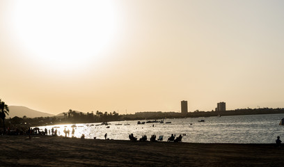 Naklejka premium Playa Honda located in Cartagena, Spain