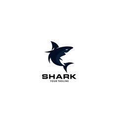 Wild Shark Logo Stock Image