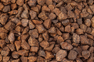 Big brown sharp stones background