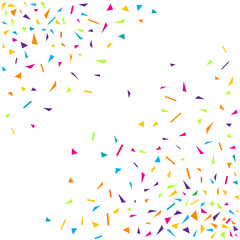 Confetti colorful party background. Diagonal confetti explosion design on white background. Vector illustration