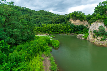 真夏の雨