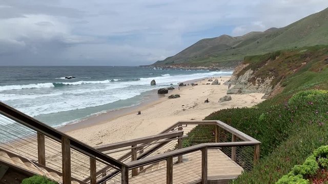 A gorgeous coastal hike at Garrapata State Park that leads you to a quiet beach with lots of sand.