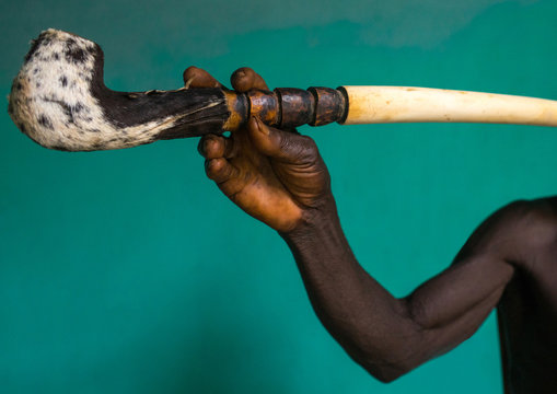 Benin, West Africa, Taneka-Koko, traditional healer pipe