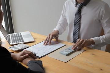 Employees give money to bribe with the chief. To be promoted to manager