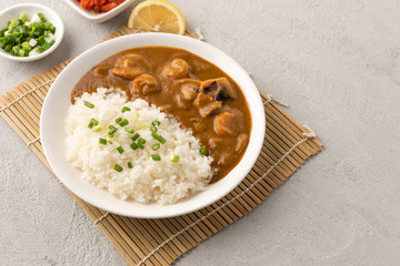 seafood curry japan with rice
