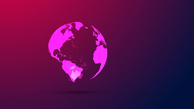 globo, terra, mondo, mappa, pianeta, viola, fuxia