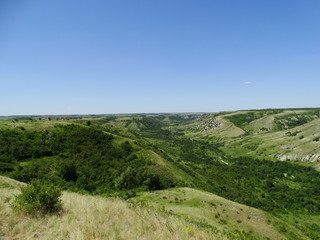 Fototapeta na wymiar panorama of the canyon