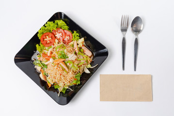 Spicy Noodle Salad (Yum Mama) - Thai food