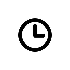 Clock icon vector isolated on background. Trendy sweet symbol. Pixel perfect. illustration EPS 10. - Vector