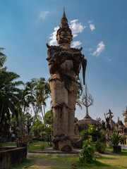 Fototapeta na wymiar Statues at the Buddha Park, Vientiane