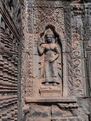 Temples at Angkor Wat in Siem Reap, Cambodia