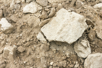 Dry sandy ground background