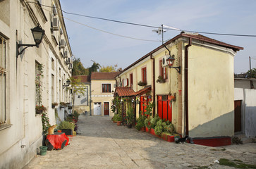 Fototapeta na wymiar View of old Skopje. Macedonia