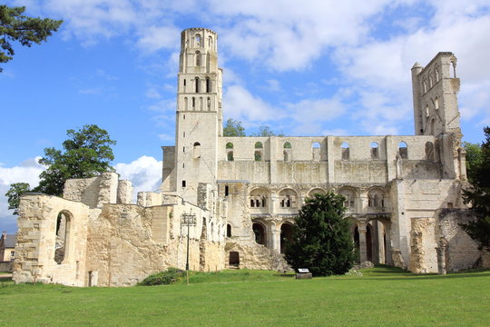 Abbaye de Jumièges en Normandie