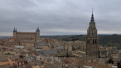 Fototapeta na wymiar Panorámica Toledo