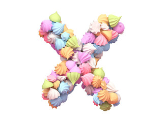 Meringue colorful font