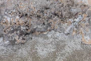 Old Weathered Damaged Concrete Wall Texture