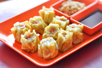 roll ,Chinese roll or Chinese snack