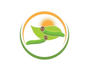 caterpillar logo icon vector illustration design