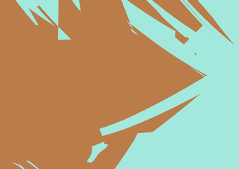 Modern art. Colorful contemporary artwork. Color geometric strokes.