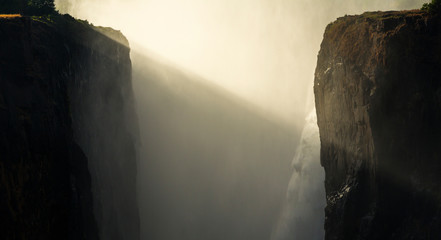 Victoria Falls or Mosi-Oa-Tunya, Zambia and  Zimbabwe, Africa