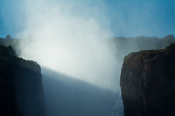 Victoria Falls or Mosi-Oa-Tunya, Zambia and  Zimbabwe, Africa