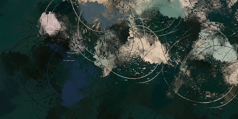 Artistic sketch backdrop material. Abstract geometric pattern. Chaos and random. Modern art drawing painting. 2d illustration. Digital texture wallpaper.