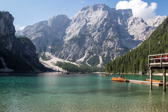 Barche sul Lago di Braies - Trentino Alto Adige