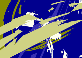 Obraz premium Modern art. Colorful contemporary artwork. Color geometric strokes.