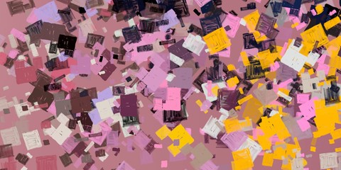 Artistic sketch backdrop material. Abstract geometric pattern. Chaos and random. Modern art drawing painting. 2d illustration. Digital texture wallpaper. 