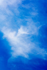 Obraz premium Summer blue sky with clouds high quality fifty megapixels