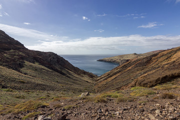 Views of Ponta do Saint Lorenzo in Madeira (Portugal)