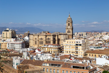 Cathedral in Malaga, Spain