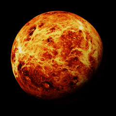 the planet Venus, part of the solar system