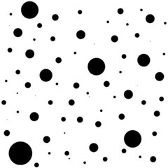 Abstract pattern of little black dots