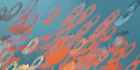 Artistic sketch backdrop material. Abstract geometric pattern. Chaos and random. Modern art drawing painting. 2d illustration. Digital texture wallpaper. 