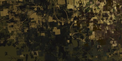 Artistic sketch backdrop material. Abstract geometric pattern. Chaos and random. Modern art drawing painting. 2d illustration. Digital texture wallpaper.