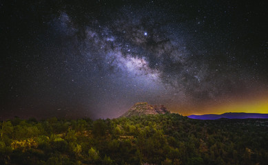 Milky Way over Cockscomb
