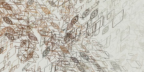 Fototapeta premium Artistic sketch backdrop material. Abstract geometric pattern. Chaos and random. Modern art drawing painting. 2d illustration. Digital texture wallpaper. 