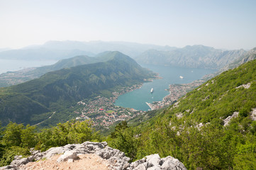 Fototapeta na wymiar Kotor Bay Montenegro, Kotor Old City