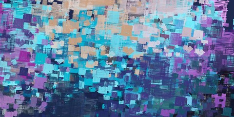 Artistic sketch backdrop material. Abstract geometric pattern. Chaos and random. Modern art drawing painting. 2d illustration. Digital texture wallpaper.