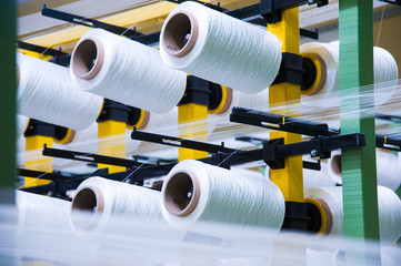 Industrial fabric production line