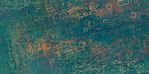 Artistic sketch backdrop material. Abstract geometric pattern. Chaos and random. Modern art drawing painting. 2d illustration. Digital texture wallpaper.